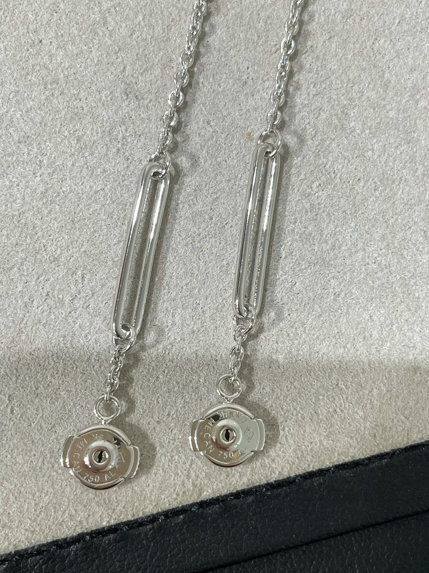 [Glow Jewelry]CHAINE CHAOS DIAMOND DROP EARRINGS
