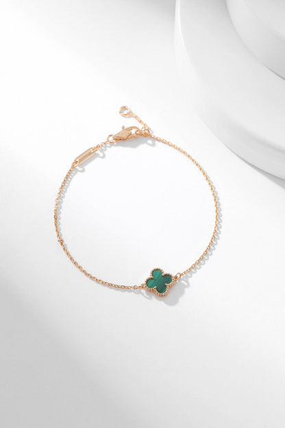 ¡®Glow Jewelry¡¯CLOVER BRACELET MALACHITE 1 MOTIF