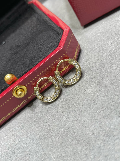 [Glow Jewelry]LOVE DIAMOND EARRINGS
