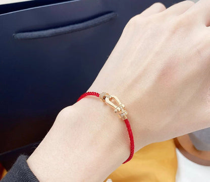 ¡®Glow Jewelry¡¯FORCE 10 HALF DIAMOND PINK GOLD RED CORDERI LARGE AND MEDIUM MODEL