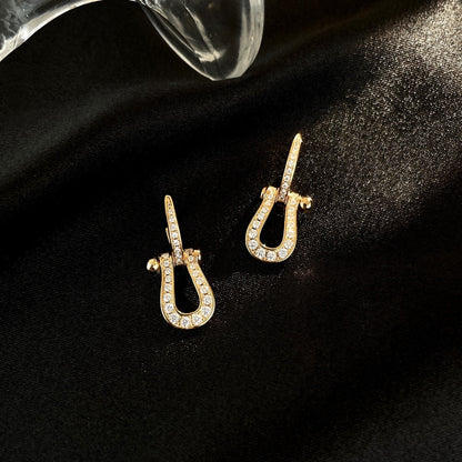 ¡®Glow Jewelry¡¯FORCE 10 FULL DIAMOND DROP EARRINGS MEDIUM MODEL
