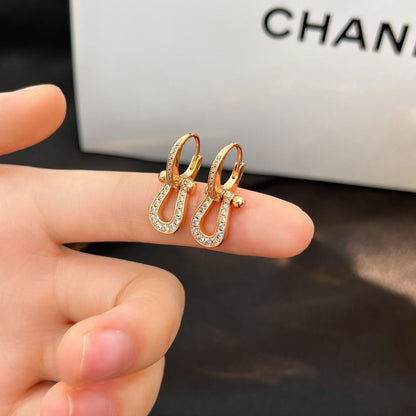 ¡®Glow Jewelry¡¯FORCE 10 FULL DIAMOND DROP EARRINGS MEDIUM MODEL