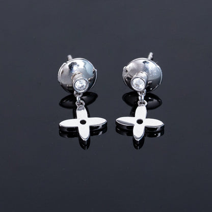¡®Glow Jewelry¡¯VIDYLLE SILVER DIAMOND MINI DROP EARRINGS