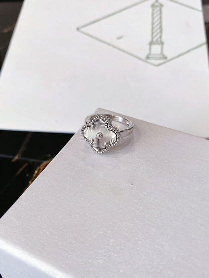 [Glow Jewelry]CLOVER SILVER RING