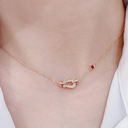 ¡®Glow Jewelry¡¯FORCE 10 DIAMOND PINK GOLD NECKLACE