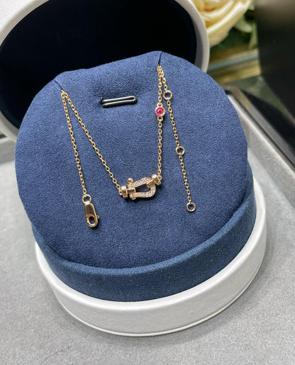 ¡®Glow Jewelry¡¯FORCE 10 DIAMOND PINK GOLD NECKLACE