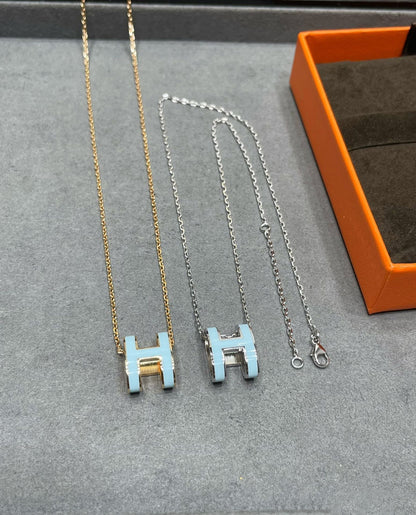 [Glow Jewelry]POP H SKY BLUE NECKLACE