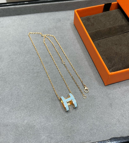¡®Glow Jewelry¡¯POP H SKY BLUE NECKLACE