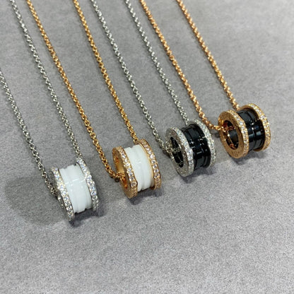 [Glow Jewelry]ZERO 1 DIAMOND CERAMIC NECKLACE