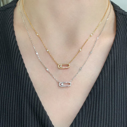 [Glow Jewelry]MOVE UNO DIAMOND NECKLACE