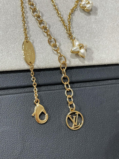 ¡®Glow Jewelry¡¯FLOWERGRAM GOLD MOP DOUBLE ROW NECKLACE