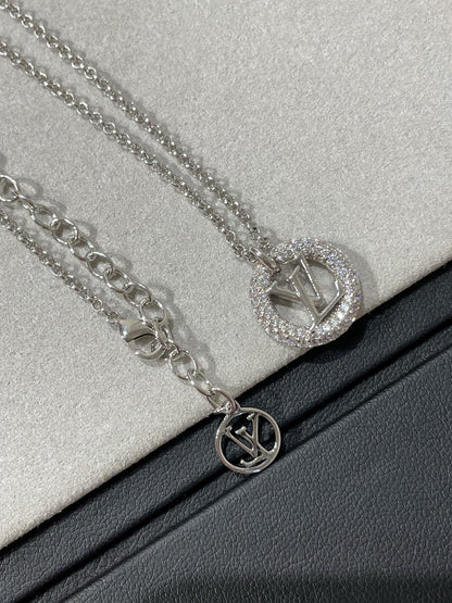 [Glow Jewelry]BY NIGHT DIAMOND PAVED NECKLACE
