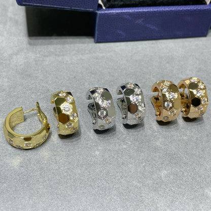 ¡®Glow Jewelry¡¯BEE LOVE DIAMOND HOOP EARRINGS