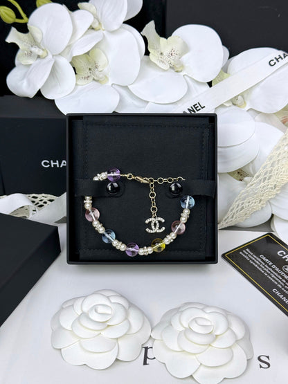 [Glow Jewelry]Colorful Transparent Resin Bracelet