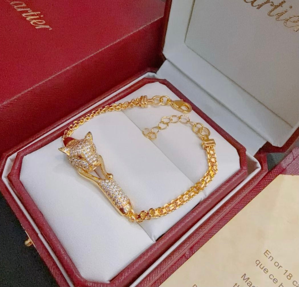 [Glow Jewelry Jewelry] PANTHERE  BRACELET DIAMONDS