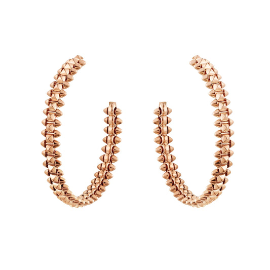¡®Glow Jewelry¡¯CLASH LARGE HOOP EARRINGS