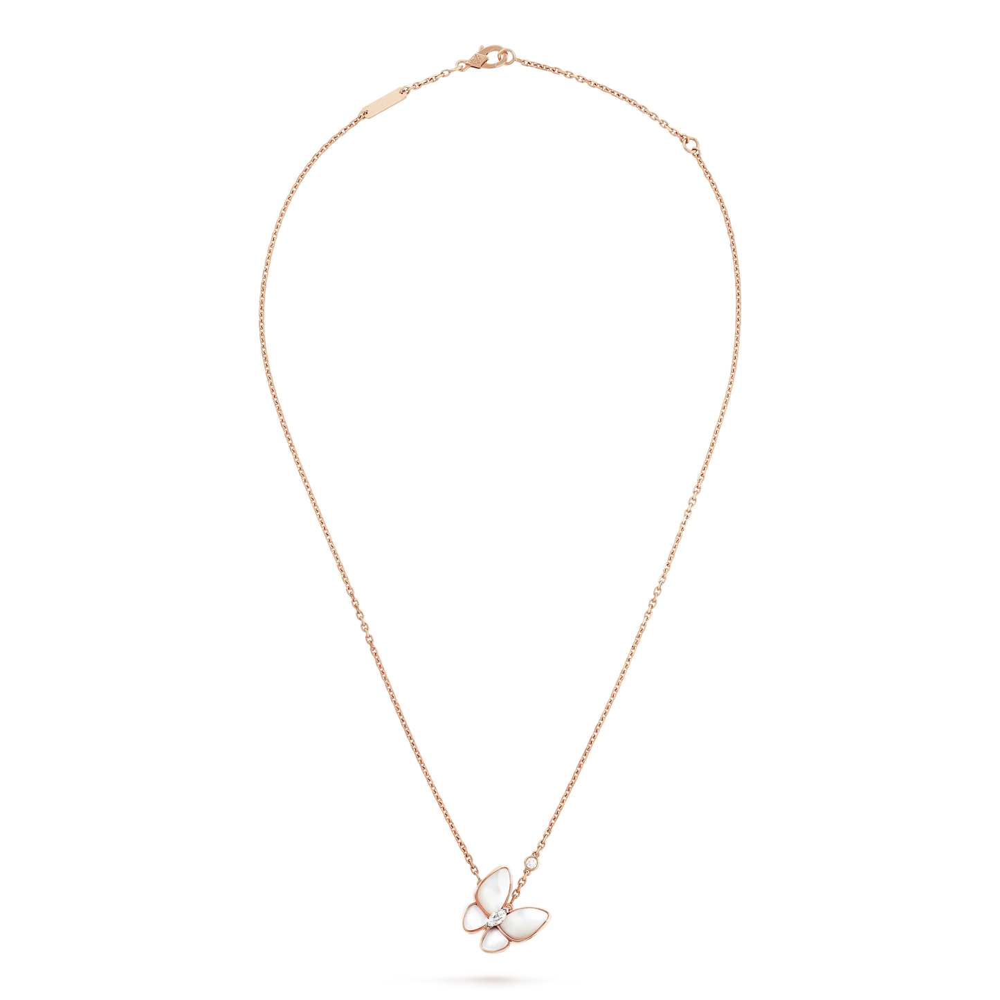 ¡®Glow Jewelry¡¯BUTTERFLY MOP DIAMOND NECKLACE