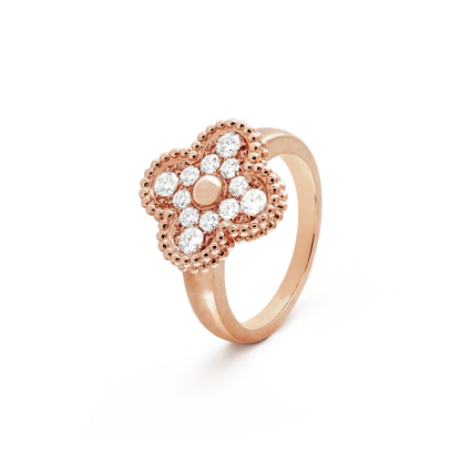 ¡®Glow Jewelry¡¯CLOVER DIAMOND RING
