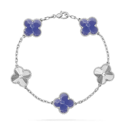 [Glow Jewelry]New CLOVER 5 MOTIF BLUE VEINS BRACELET COLLECTION
