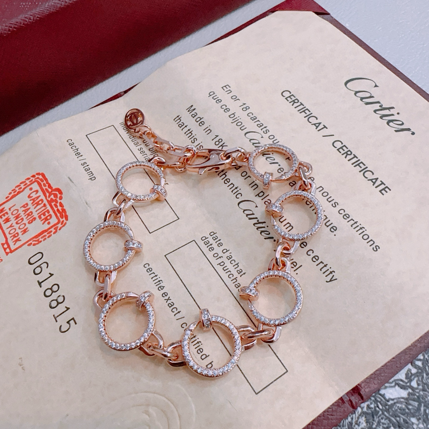 [Glow Jewelry Jewelry] LOVE&JUSTE BRACELET DIAMONDS