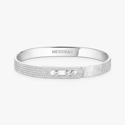 [Glow Jewelry]2026 BRAND-NEW FROSTED BRACELET WITH DIAMONDS THREE COLORS