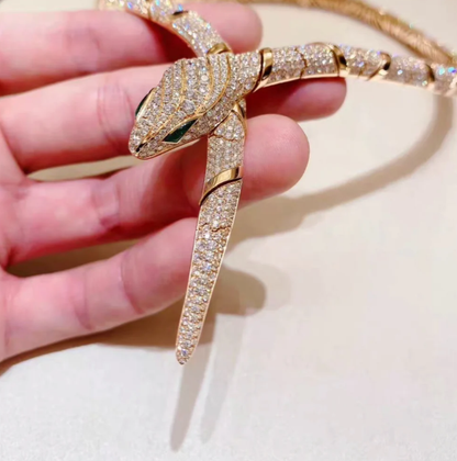 [Glow Jewelry]HAUTE COUTURE GOLD SERPENTI NECKLACE