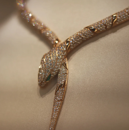 [Glow Jewelry]HAUTE COUTURE GOLD SERPENTI NECKLACE