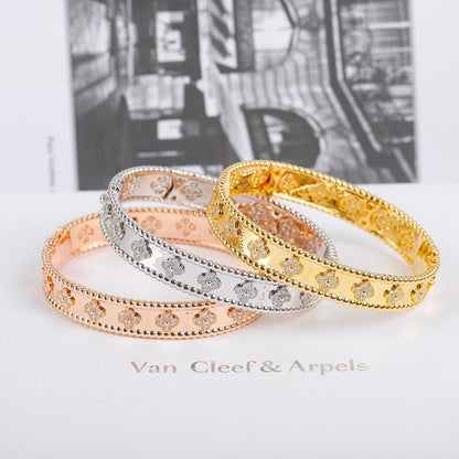 ¡®Glow Jewelry¡¯CLOVER BRACELET 8MM DIAMONDS