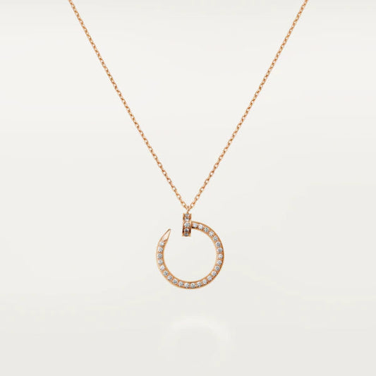 ¡®Glow Jewelry¡¯JUSTE NECKLACE PINK GOLD DIAMONDS