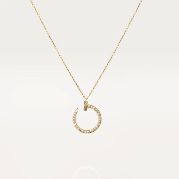 [Glow Jewelry]JUSTE NECKLACE GOLD DIAMONDS