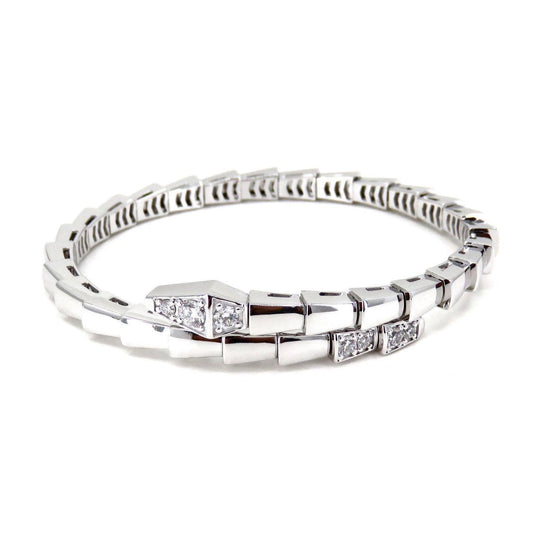 [Glow Jewelry]SERPENTI BRACELET DIAMONDS SILVER