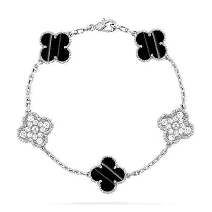 [Glow Jewelry]New  CLOVER 5 MOTIF PULSAR STONE BRACELET COLLECTION