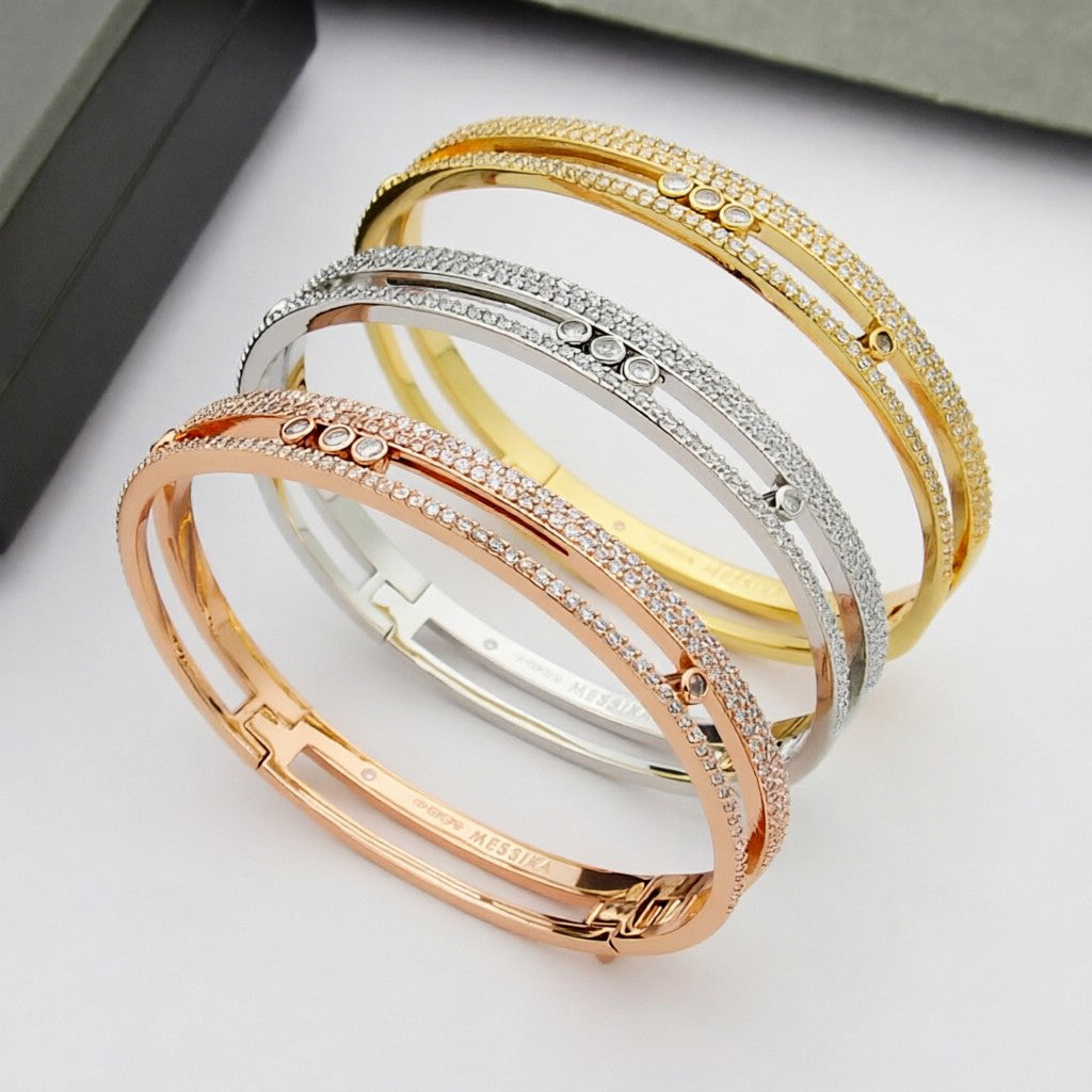 [Glow Jewelry]Move Romane pavé bangle
