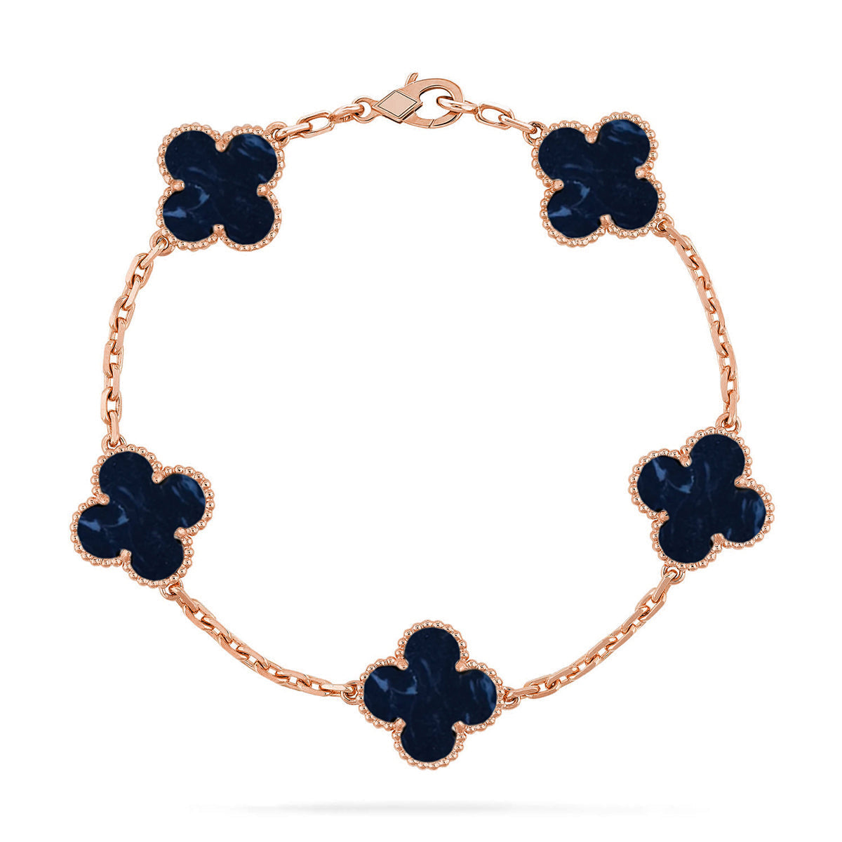 [Glow Jewelry]New CLOVER 5 MOTIF PIETERSITE BRACELET COLLECTION