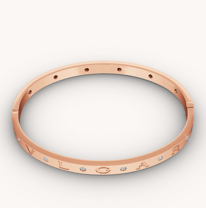 [Glow Jewelry]ZERO 1 PINK GOLD 12 DIAMONDS BRACELET