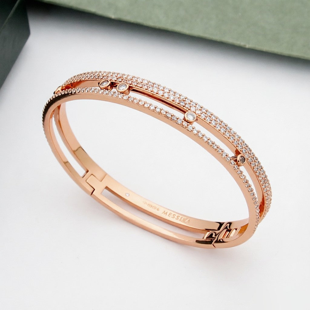 [Glow Jewelry]Move Romane pavé bangle