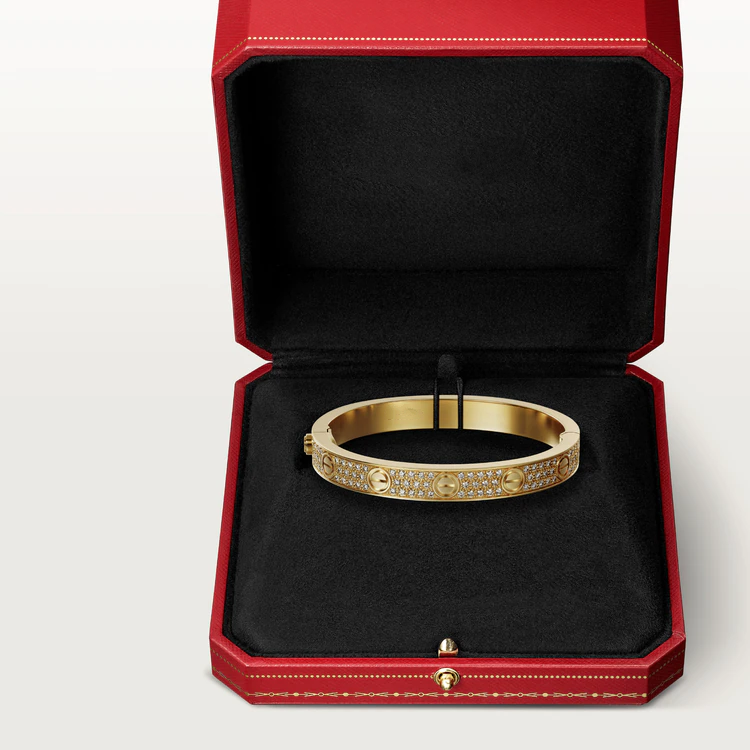 ¡®Glow Jewelry¡¯LOVE BRACELET 6.1MM DIAMOND-PAVED
