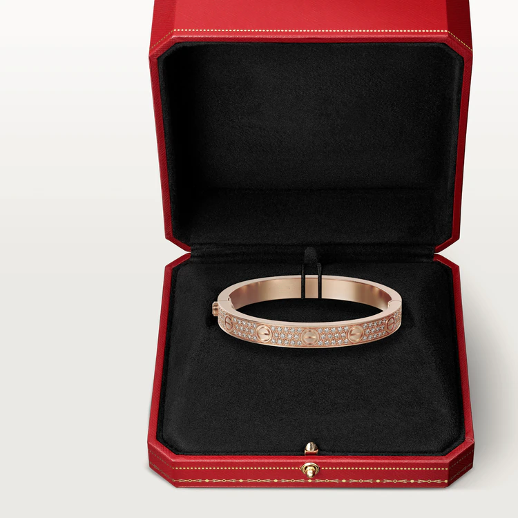 ¡®Glow Jewelry¡¯LOVE BRACELET 6.1MM DIAMOND-PAVED