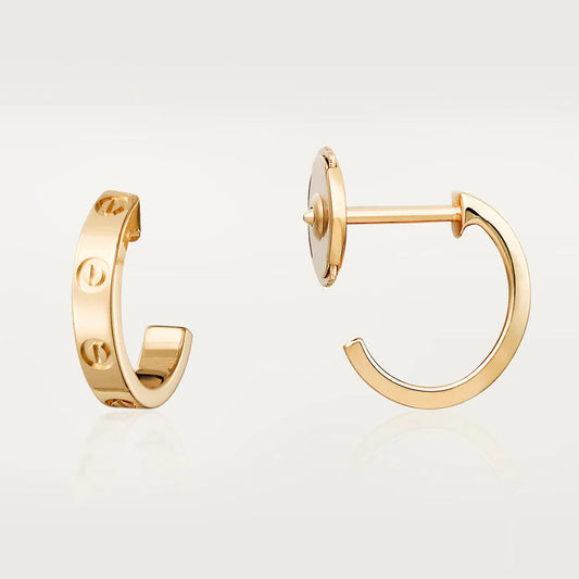¡®Glow Jewelry¡¯LOVE EARRINGS 2.65MM PINK GOLD
