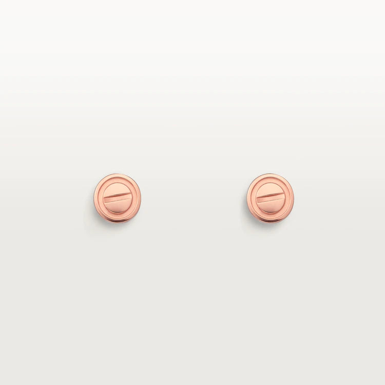 ¡®Glow Jewelry¡¯LOVE EARRINGS PINK GOLD 10MM