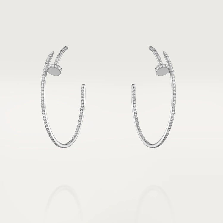 [Glow Jewelry]JUSTE EARRINGS FULL DIAMONDS 1.8MM