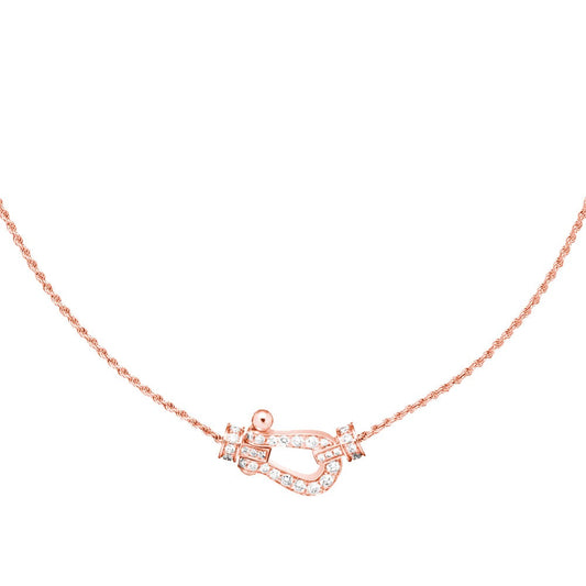 [Glow Jewelry]FORCE 10 PINK GOLD DIAMOND NECKLACE