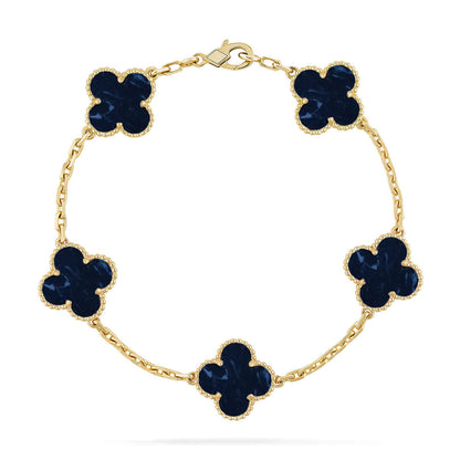 [Glow Jewelry]New CLOVER 5 MOTIF PIETERSITE BRACELET COLLECTION