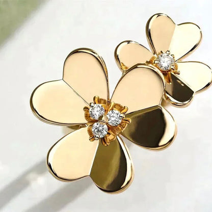 [Glow Jewelry]CLOVER COMOS GOLD DIAMOND RING