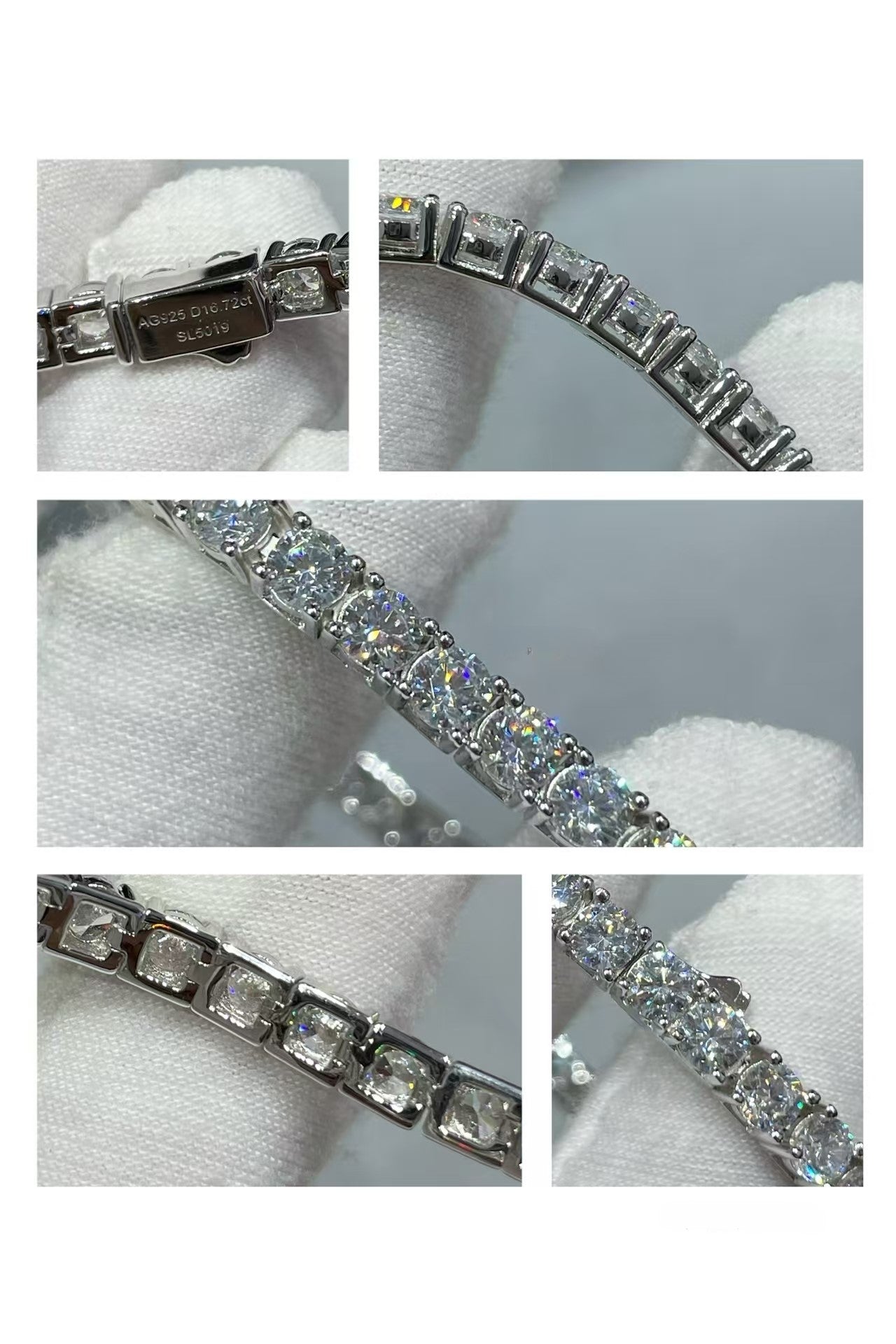 [¡®Glow Jewelry¡¯]TENNIS BRACELET WITH FULL DIAMOND SETTING