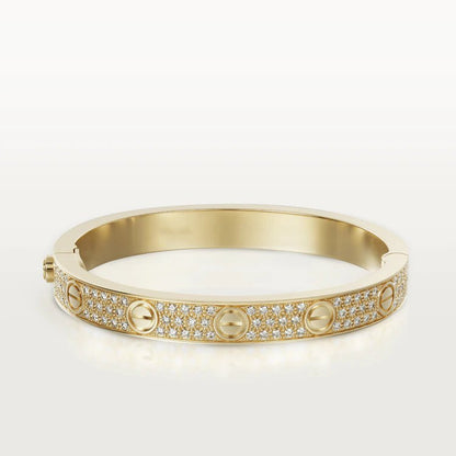 ¡®Glow Jewelry¡¯LOVE BRACELET 6.1MM DIAMOND-PAVED