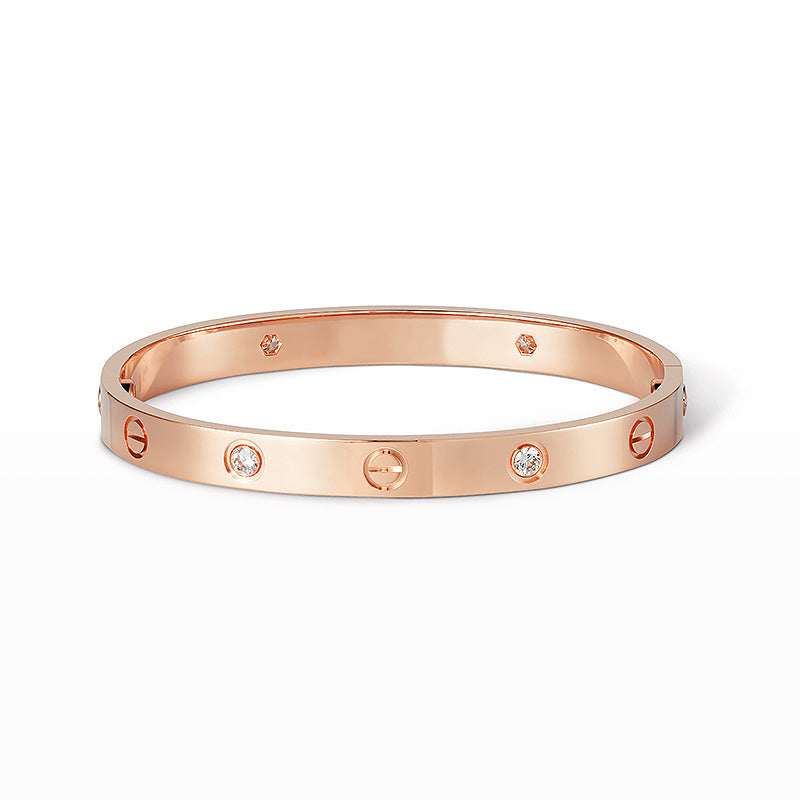 ¡®Glow Jewelry¡¯LOVE BRACELET 6.1MM 4 DIAMONDS