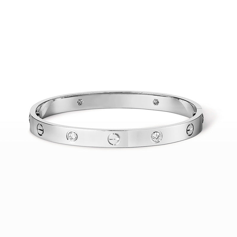[Glow Jewelry]LOVE BRACELET 6.1MM 4 DIAMONDS