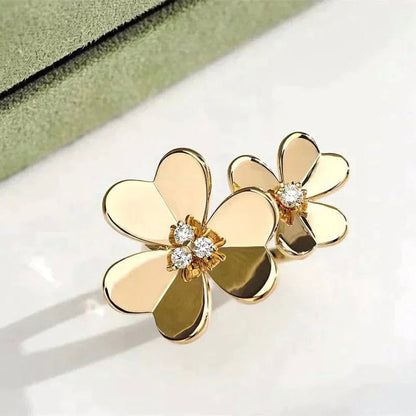 [Glow Jewelry]CLOVER COMOS GOLD DIAMOND RING