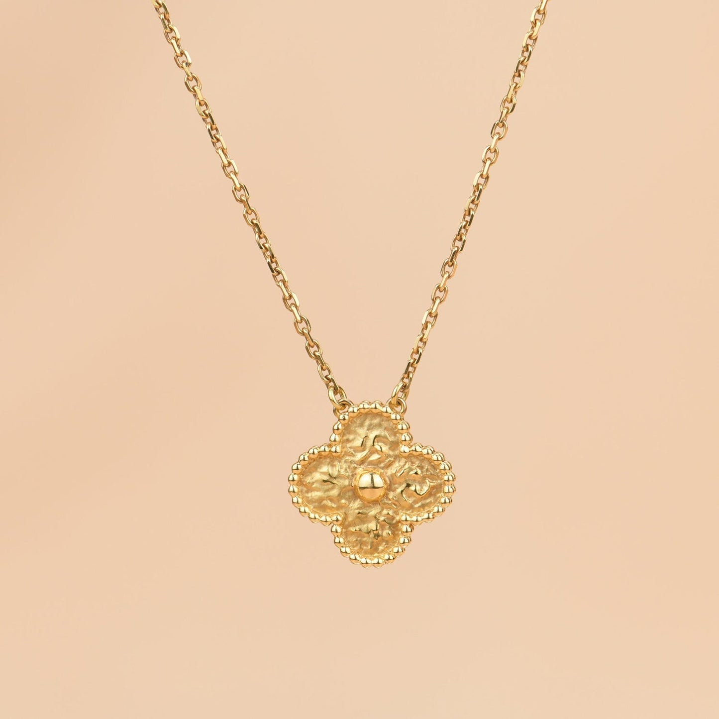 ¡®Glow Jewelry¡¯CLOVER 15MM  BRONZING NECKLACE